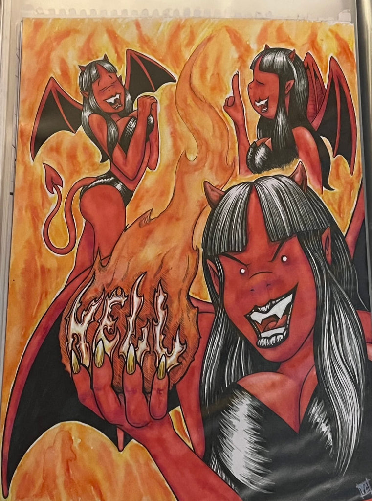 Original Art - Ducktor Satan Page