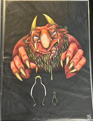 Original Art - Ducktor Satan Cover Art