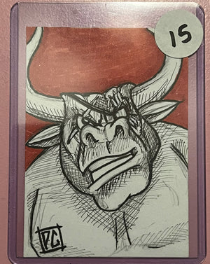 Sketch Card - Minotaur