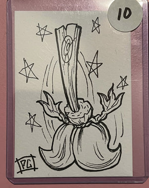 Sketch Card - Magic Broom