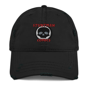 Stuntman Comics Distressed Baseball Cap