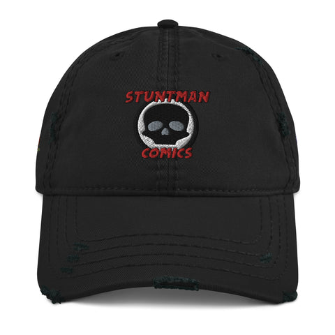 Image of Stuntman Comics Distressed Baseball Cap