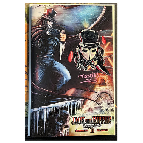 Image of SIGNED & REMARKED Jack The Ripper: Vampire Hunter #2 with COA