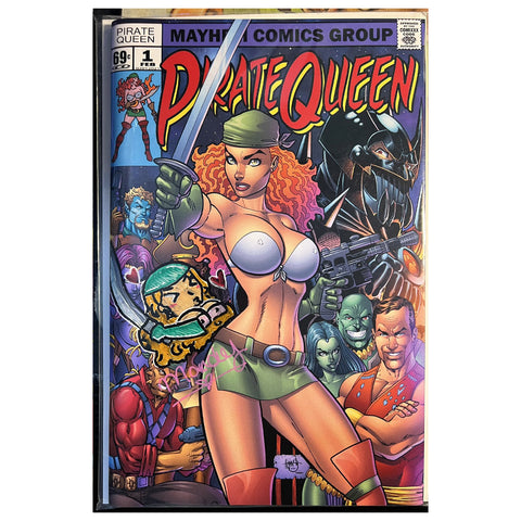 Image of Signed & Remarked Pirate Queen #1 with COA