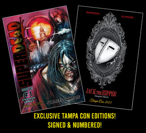 TAMPA CON BUNDLE! (Super Dead #1 & Jack The Ripper: Vampire Hunter #1) Signed & Numbered!