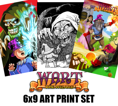 Wart the Wizard Art Print Set #1 (6x9)