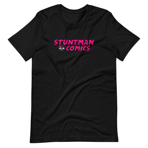 Image of Stuntman Comics Logo Men's T-Shirt