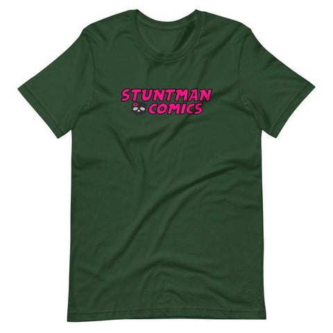 Image of Stuntman Comics Logo Men's T-Shirt