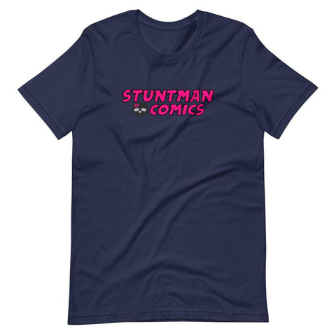 Image of Stuntman Comics Logo Men's T-Shirt