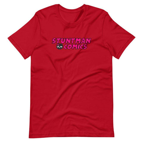 Image of Stuntman Comics Logo Men's T-Shirt