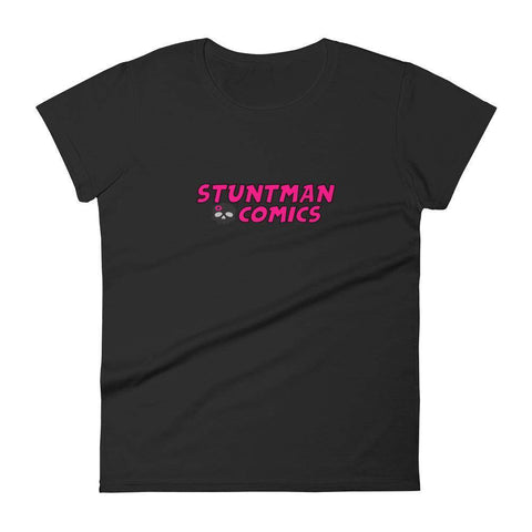 Image of Stuntman Comics Logo Women's T-Shirt