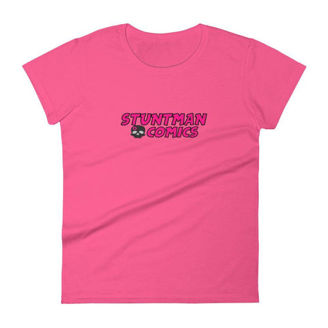 Image of Stuntman Comics Logo Women's T-Shirt