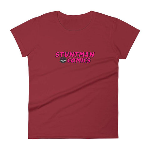 Image of Stuntman Comics Logo Women's T-Shirt