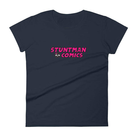 Image of Stuntman Comics Logo Women's T-Shirt